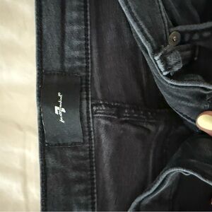 7 For All Mankind Cropped Alexa Dark Jeans